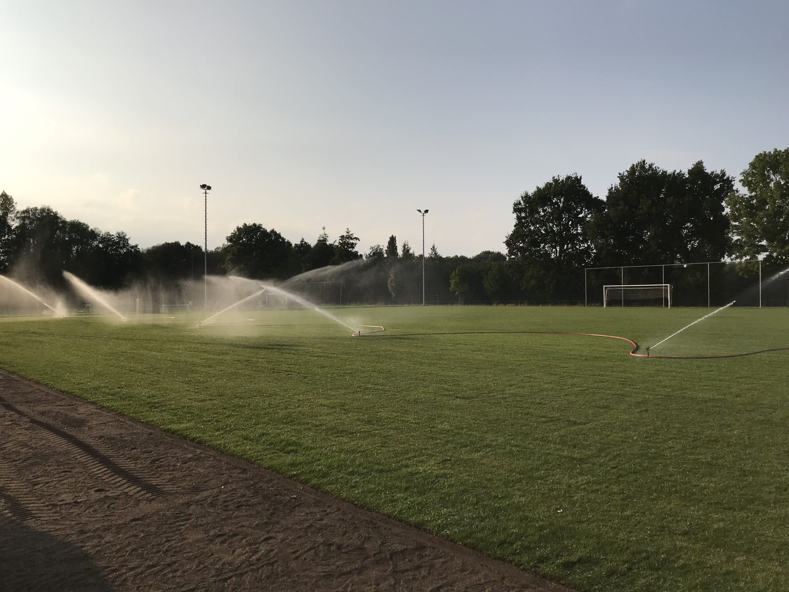 Graszoden voetbalveld Vaals